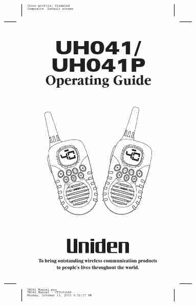 Uniden Cordless Telephone UH041-page_pdf